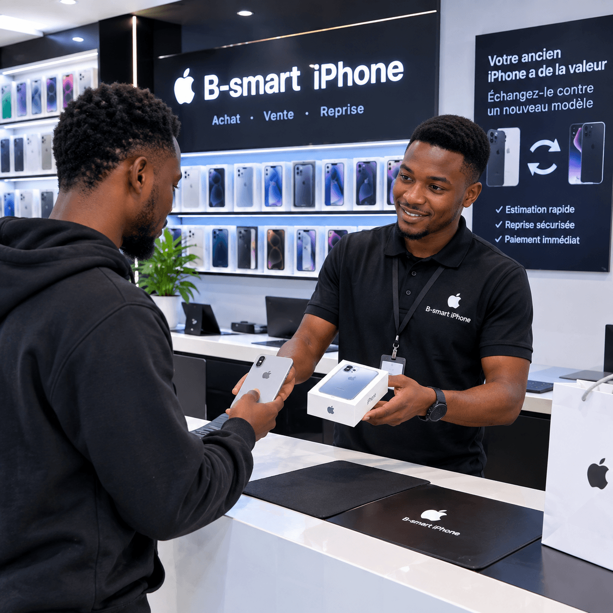 Contrevaleur B-smart iPhone